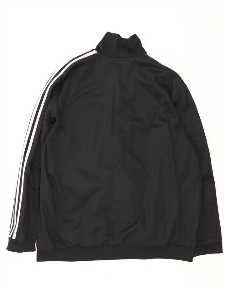 Adidas - Chaqueta de chándal para hombre, talla 2XL, poliéster negro