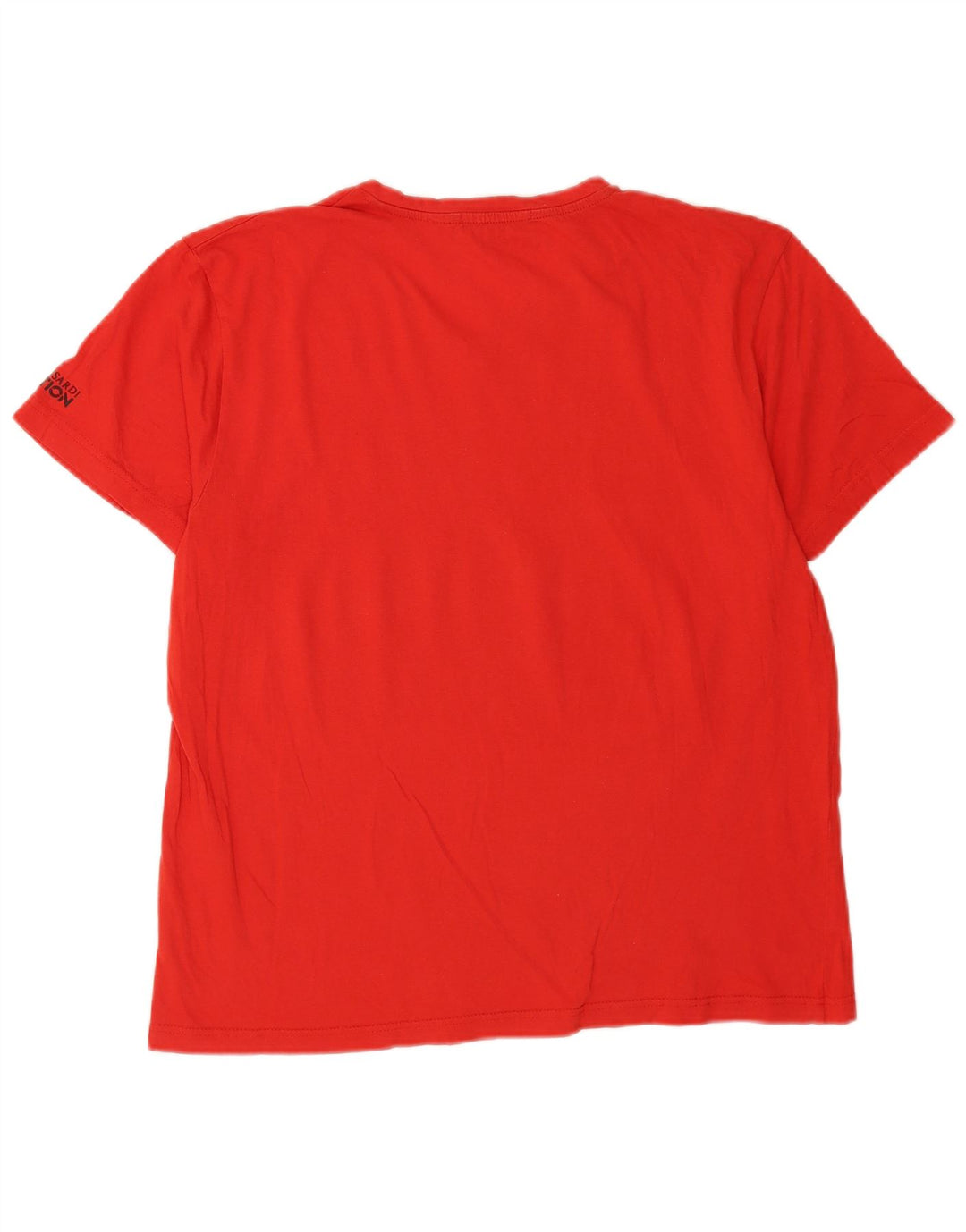 Trussardi Camiseta Gráfica para Hombre Top 2XL Rojo