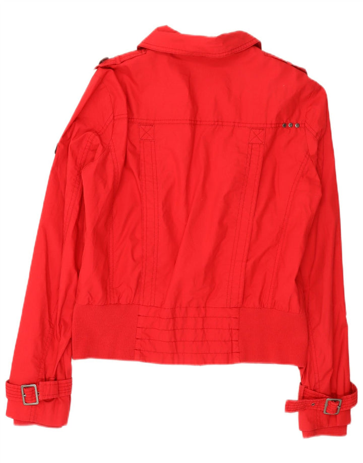 Esprit Chaqueta militar para mujer UK 44 Grande Algodón rojo