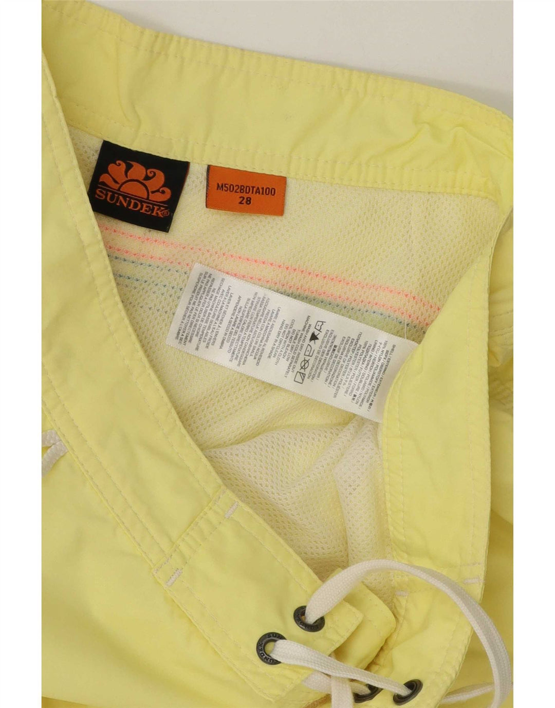 Bañador Sundek Hombre Small Amarillo Nylon