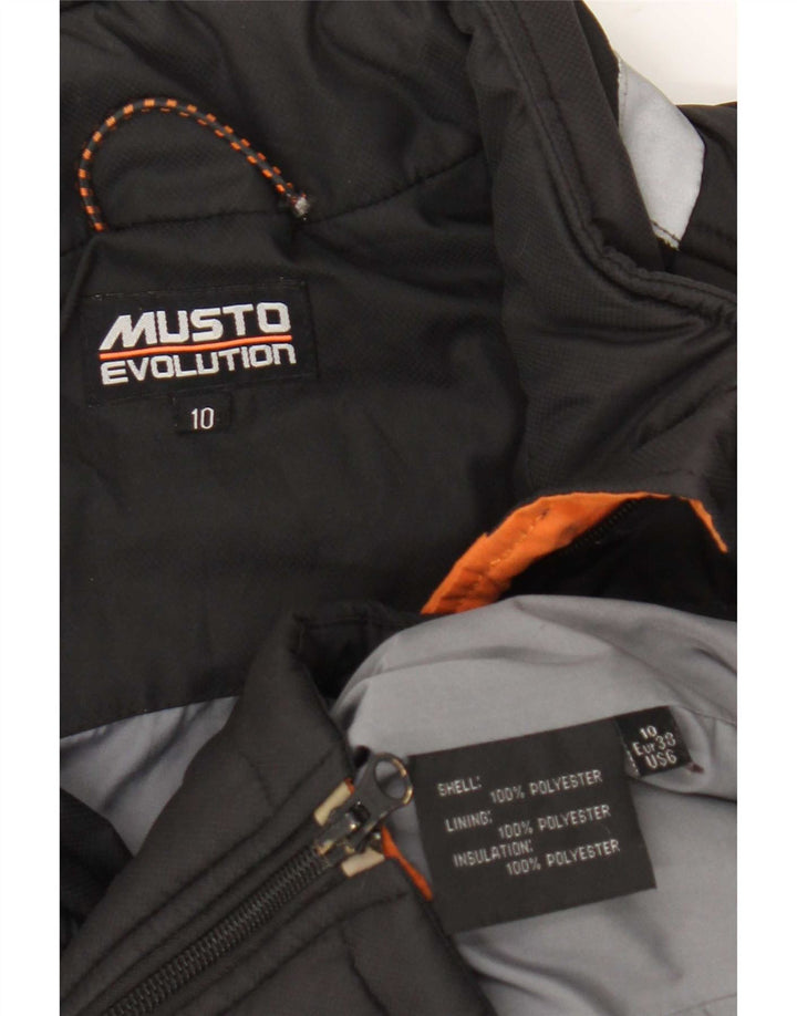 Musto Chaqueta acolchada para mujer UK 10 Small Poliéster negro