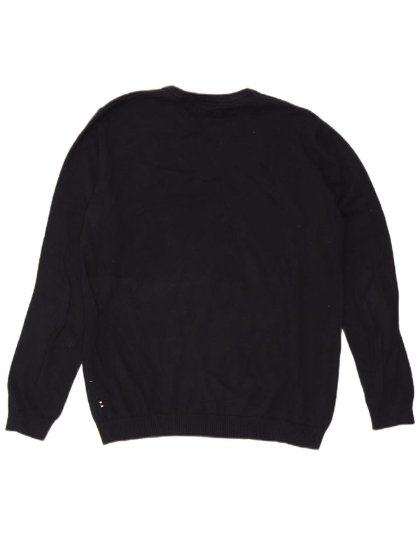 Jack & Jones Hombre Crew Neck Jumper Sweater XL Azul Marino Algodón