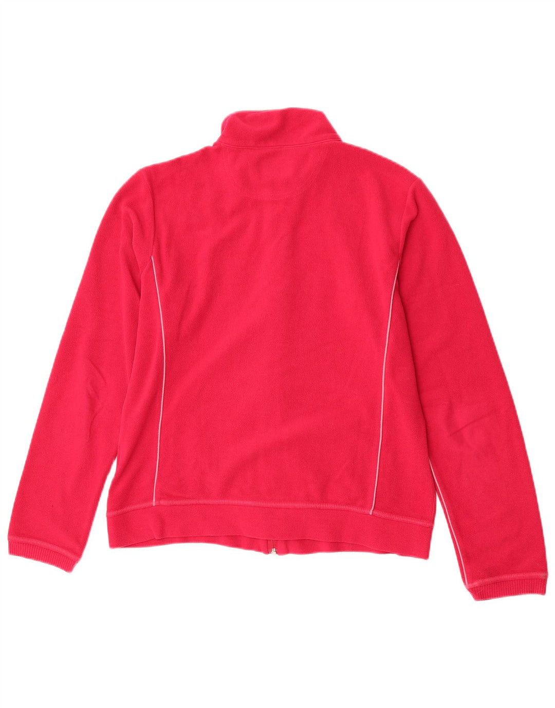 Champion Chaqueta Polar Con Cremallera Para Mujer UK 46 Grande Poliéster Rosa