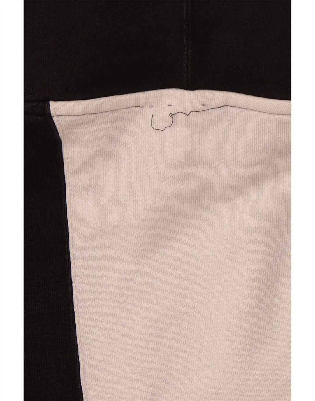 ADIDAS Hombre Graphic Sudadera con capucha Jumper Large Negro Colorblock Algodón