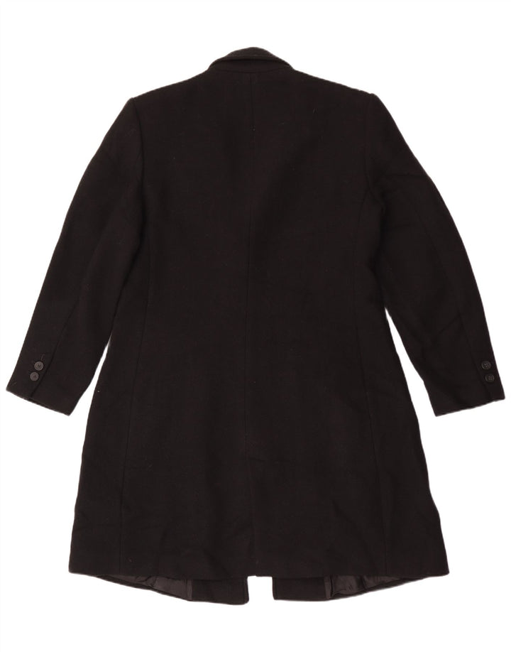 Zara Mujer Abrigo ES 40 XL Lana Negra
