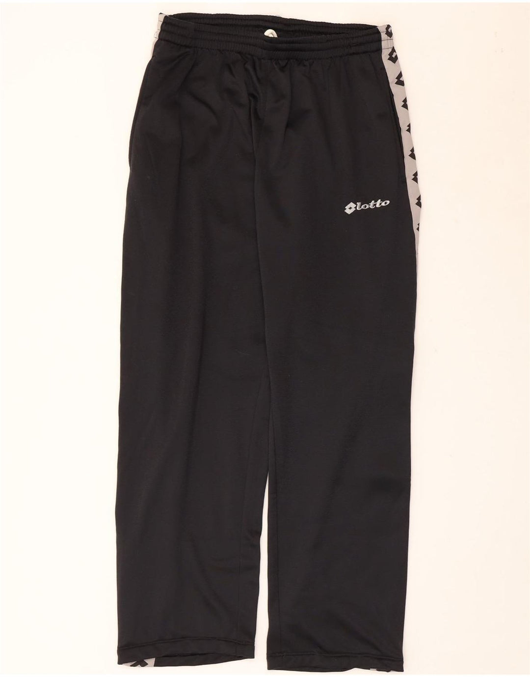 Lotto Hombre Pantalones De Chándal Con Gráfico Grande Negro Colorblock