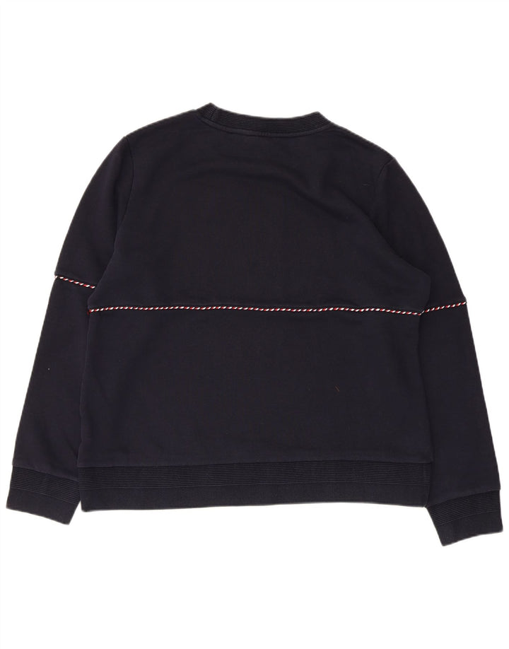 TOMMY HILFIGER Womens Sweatshirt Jumper UK 16 Large Navy Blue