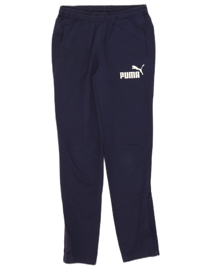 Puma Pantalón Chándal Gráfico Niño 11-12 Años Azul Marino Poliéster