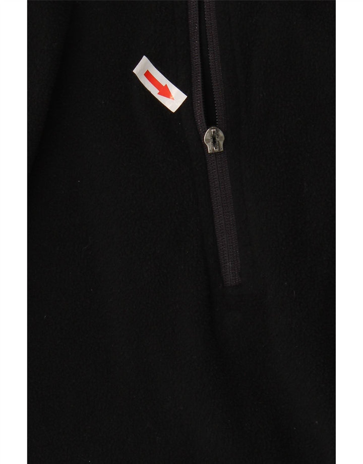 Umbro Jersey De Polar Con Cremallera Y Cuello Para Hombre Poliéster Negro Mediano