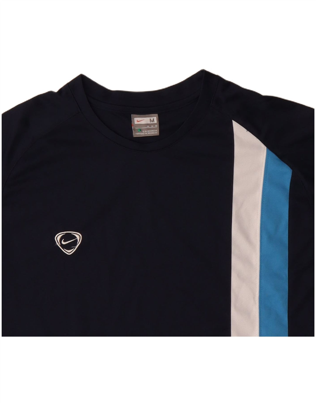 Camiseta NIKE Hombre Top Medium Azul Marino Colorblock Poliéster