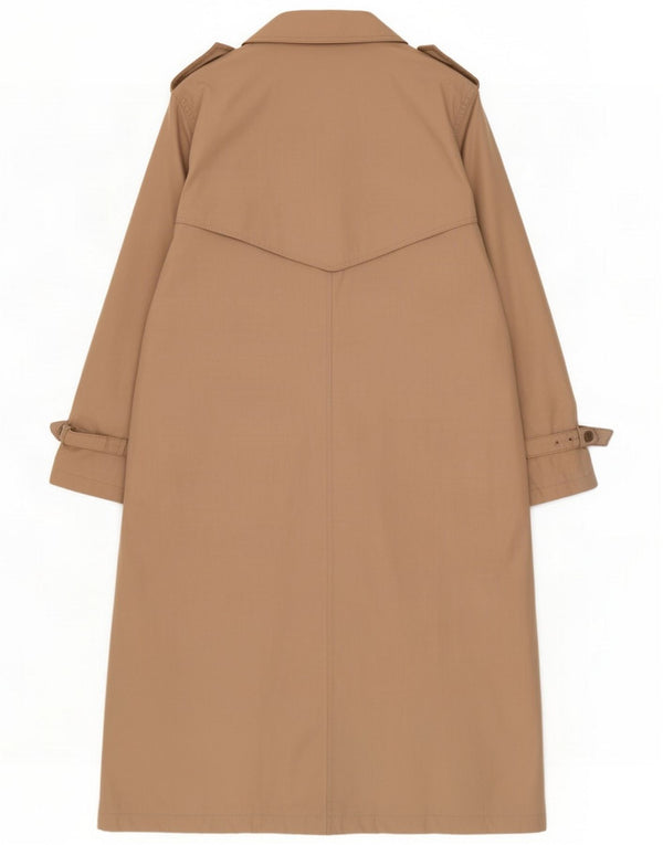 Gabardina vintage extragrande para mujer EU 40 Poliéster beige medio