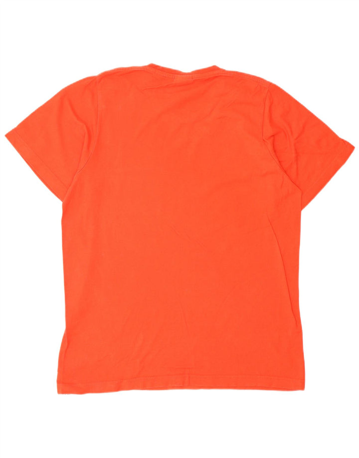Adidas - Camiseta gráfica para hombre, color rojo medio, algodón