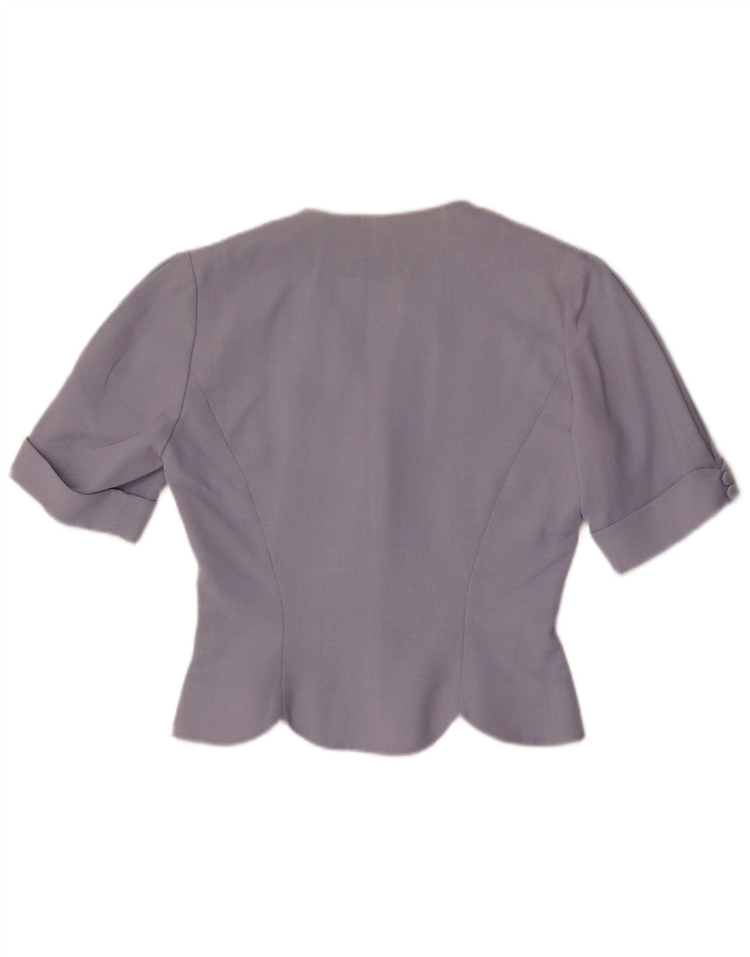 Laura Ashley Chaqueta Blazer de Manga Corta con 3 Botones para Mujer UK 10 Small Purple