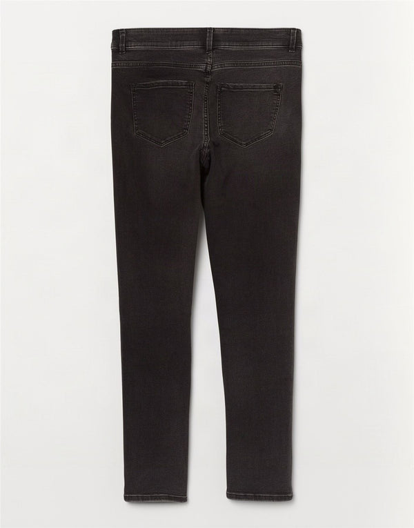 Marks & Spencer Vaqueros ajustados para mujer UK 10 Small W27 L29 Algodón negro