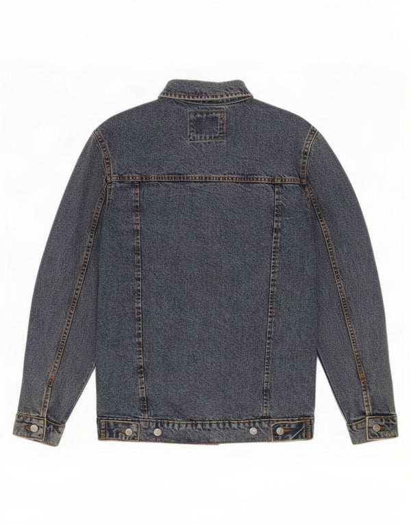 Zara Chaqueta Vaquera Hombre UK 36 Small Azul Algodón