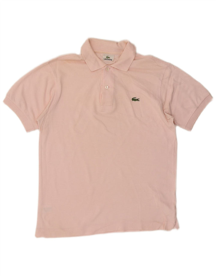 Polo Lacoste para hombre talla 3 pequeño algodón rosa
