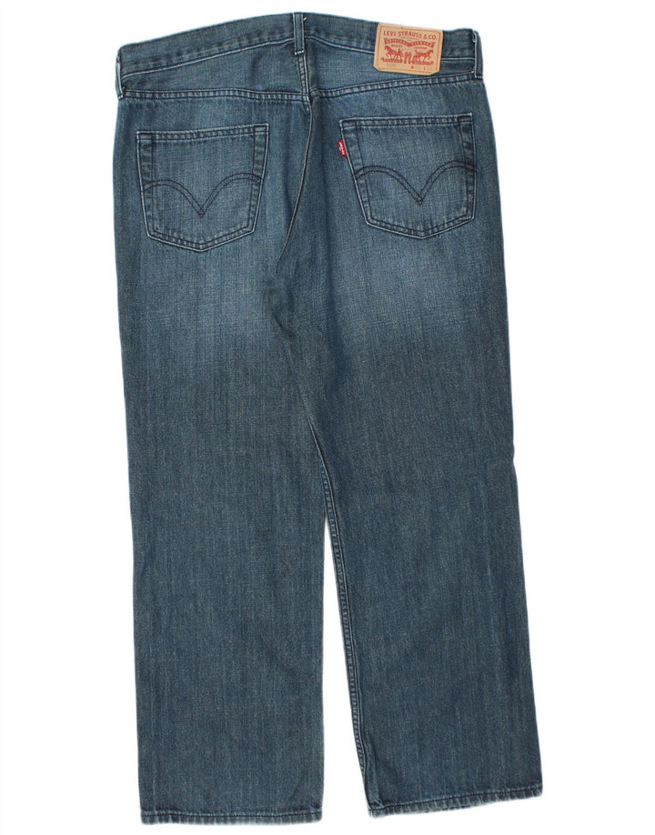 LEVI'S Jeans rectos 506 para hombre W36 L28 Algodón azul