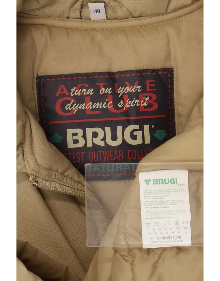Abrigo acolchado Brugi Hombre IT 48 Poliéster beige medio