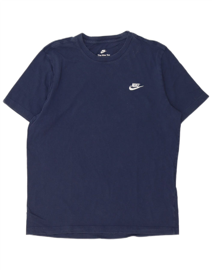 Camiseta Nike Hombre Top Grande Azul Marino Algodón
