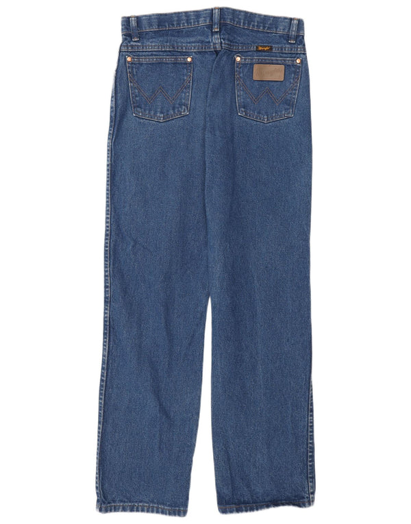 Wrangler Girls Straight Jeans 15-16 Years W30 L30 Blue Cotton