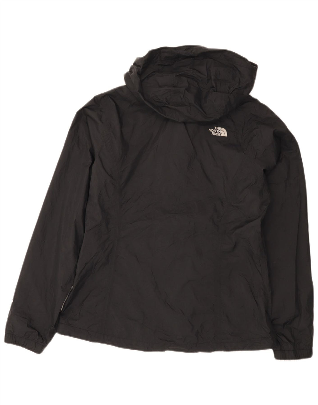 The North Face Chaqueta impermeable con capucha para mujer UK 44 Medium Black Nylon