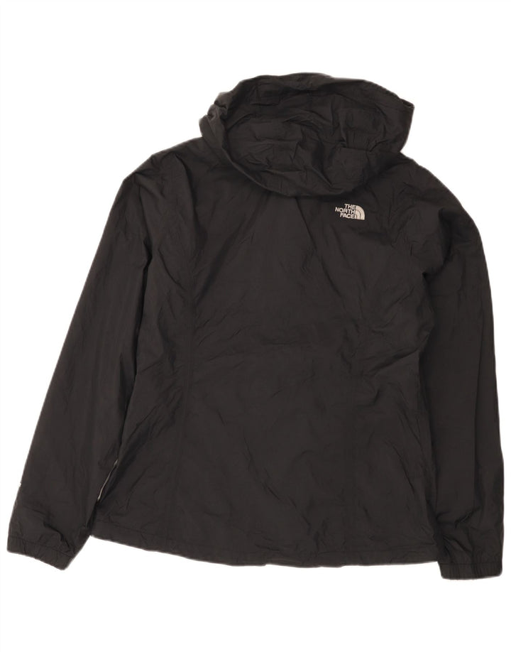 The North Face Chaqueta impermeable con capucha para mujer UK 44 Medium Black Nylon