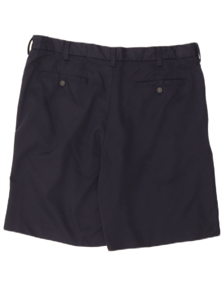 Pantalones cortos chinos Izod para hombre W36 poliéster azul marino grande