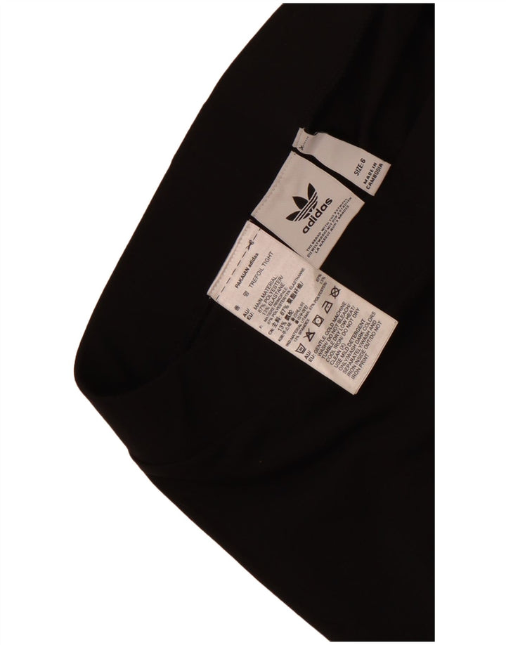 Adidas Leggings para mujer UK 6 XS Negro Poliéster
