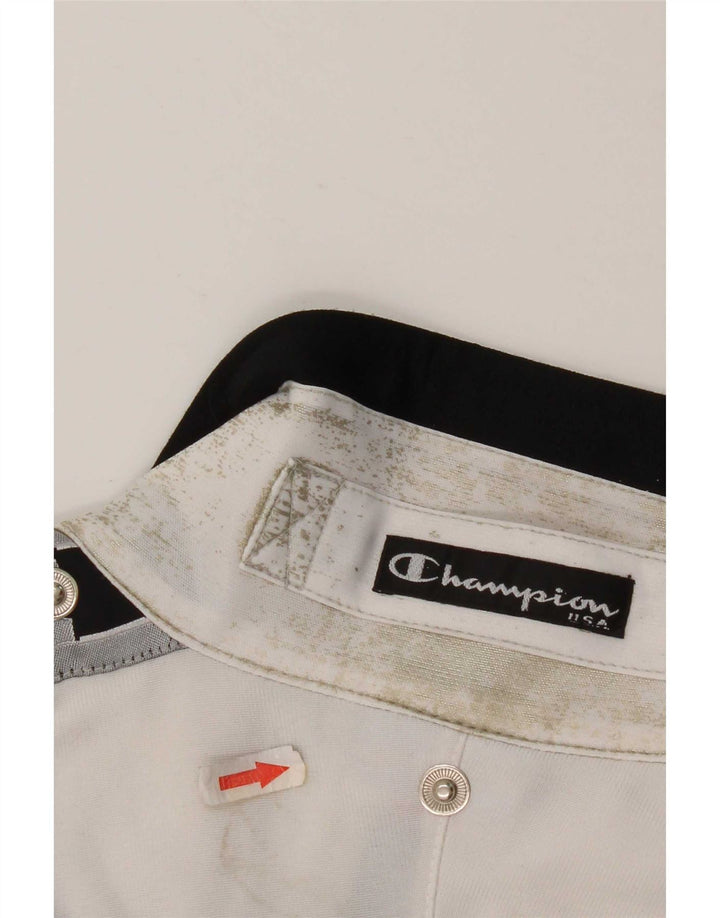 Champion Chaqueta De Chándal Con Gráfico Para Hombre, Grande, Color Negro