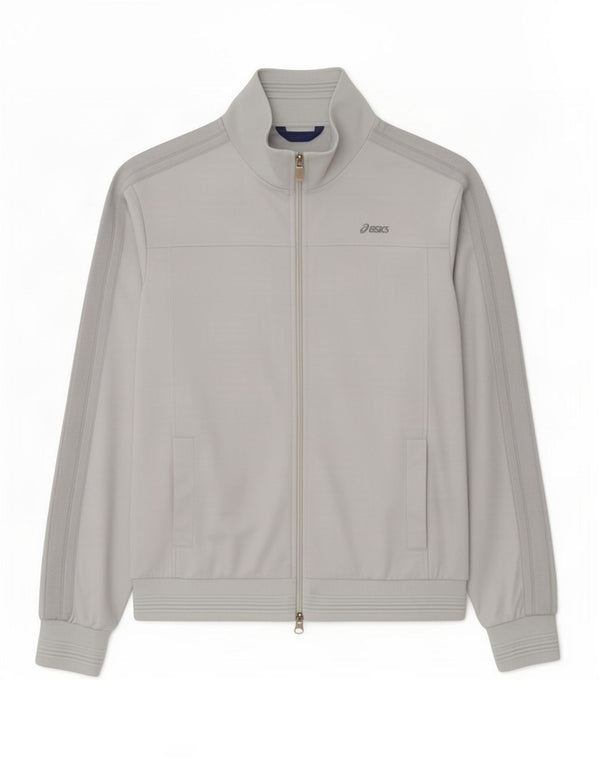 Asics Mens Chándal Top Chaqueta Grande Gris