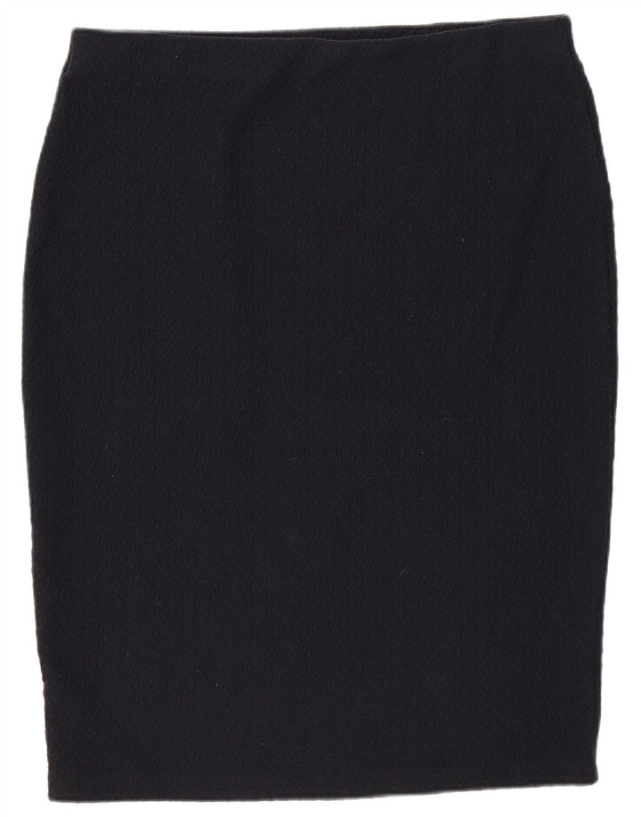Marks & Spencer Falda lápiz para mujer UK 44 Large W32 Poliéster azul marino