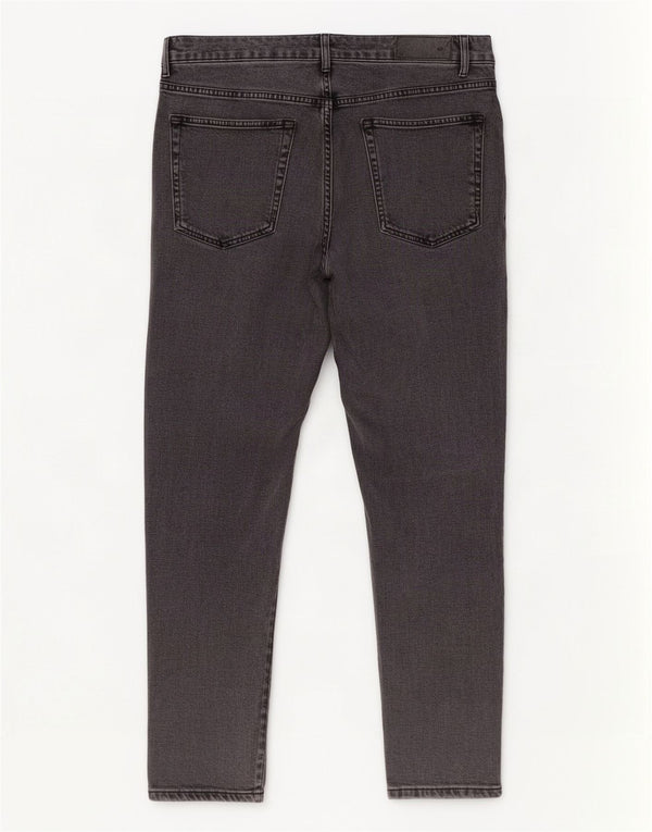 Topshop Vaqueros ajustados para mujer UK 18 XL W36 L28 Algodón gris