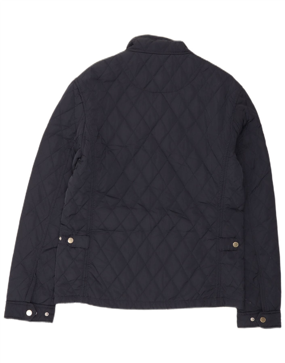 Zara Chaqueta acolchada para hombre UK 40 Large Poliéster azul marino