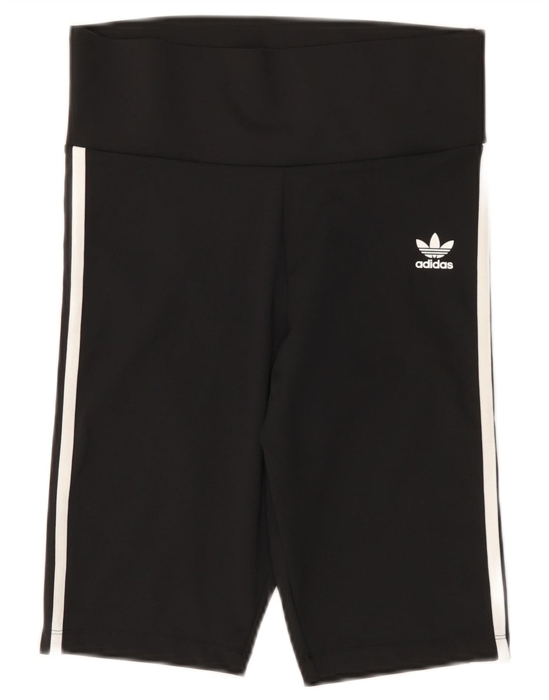 ADIDAS Pantalones cortos deportivos para mujer UK 12 Mediano Negro Poliéster