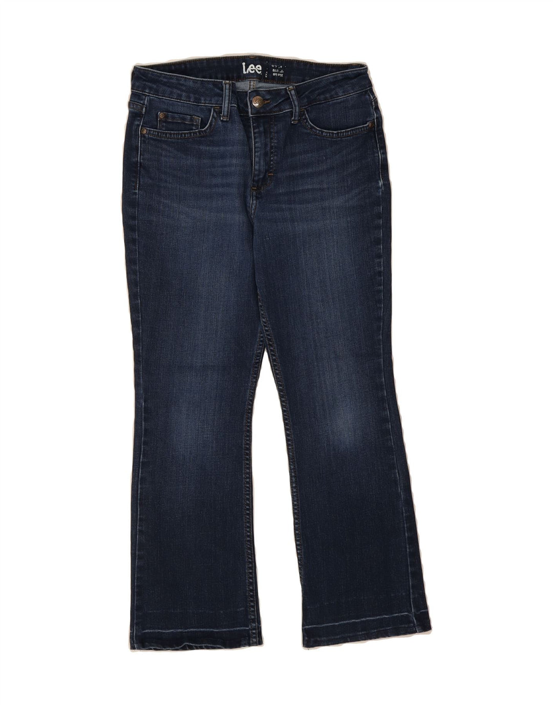 LEE Womens Mid Rise Regular Bootcut Jeans W30 L26 Navy Blue Vintage Lee and Second-Hand Lee from Messina Hembry 