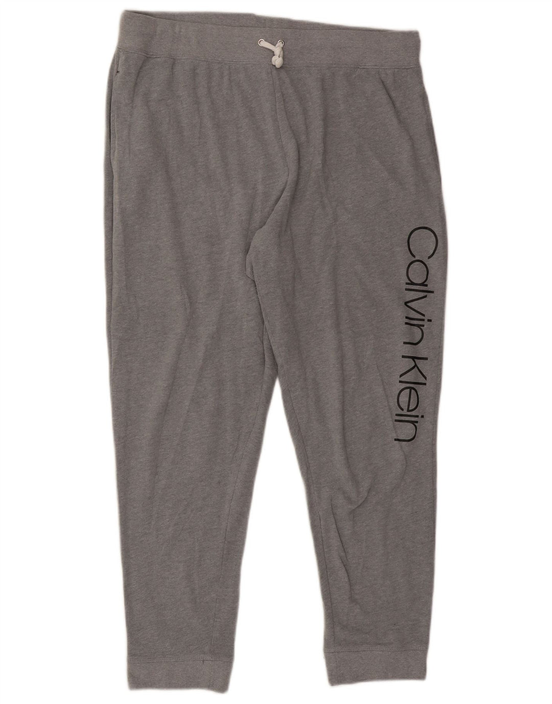 CALVIN KLEIN Pantalones de chándal para mujer Joggers ES 40 XL Gris jaspeado