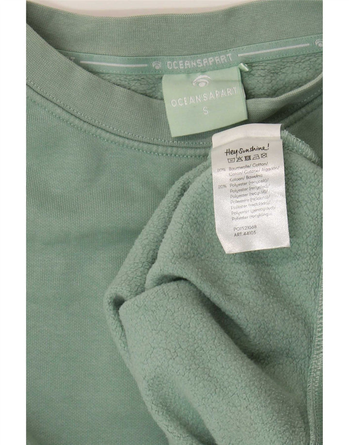 Oceansapart - Sudadera corta para mujer, talla grande, color verde