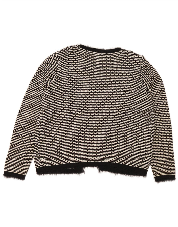 Marks & Spencer Suéter tipo cárdigan extragrande para mujer UK 46 Grande Negro
