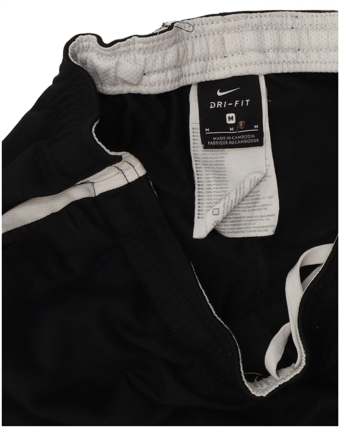 Pantalón De Chándal Nike Hombre Negro Mediano Poliéster Color Block
