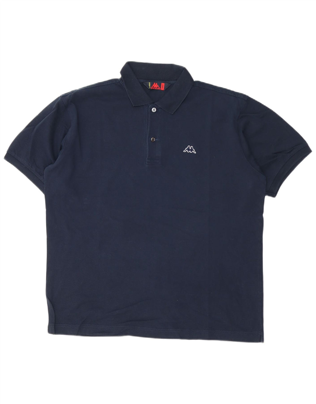 Kappa Polo Hombre Grande Azul Marino Algodón
