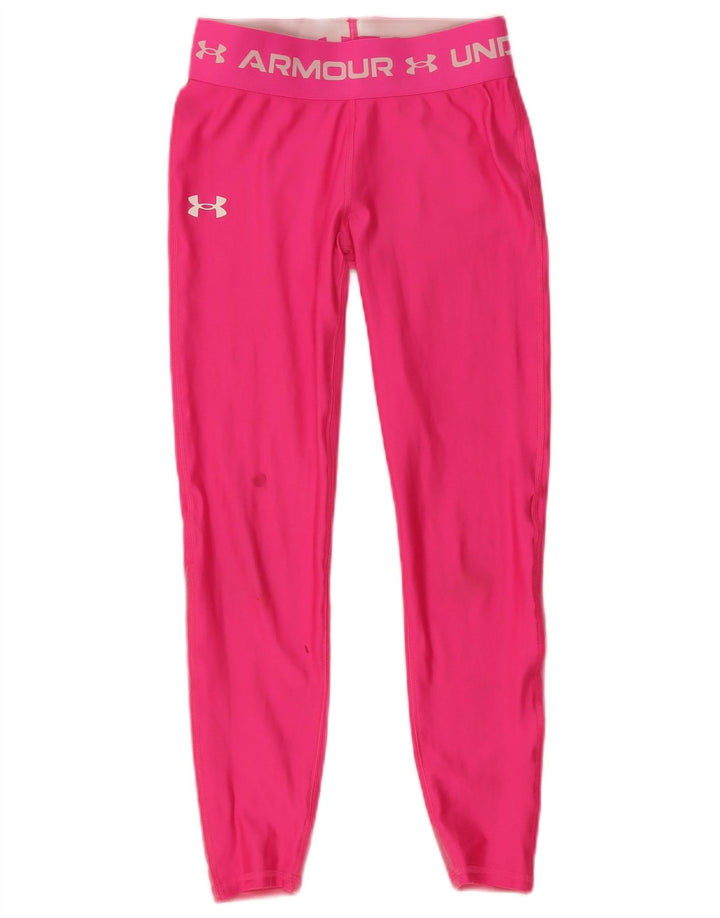 Under Armour Leggings gráficos para mujer UK 8 Small Poliamida rosa