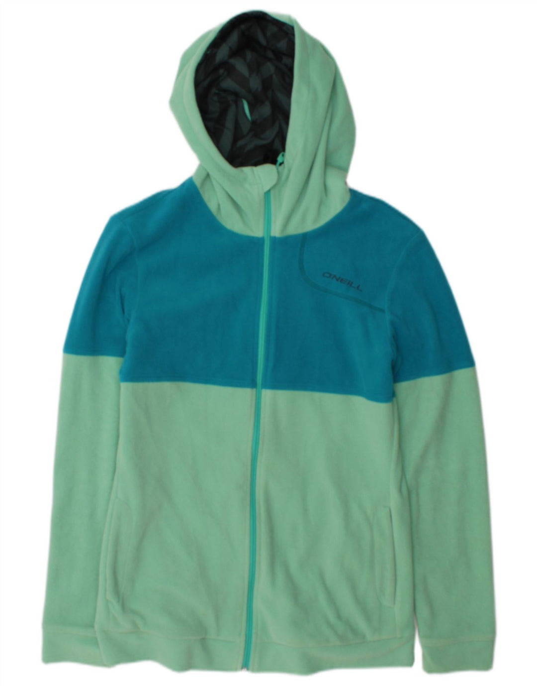 O'Neill - Chaqueta polar con capucha para mujer, talla 40, color verde medio