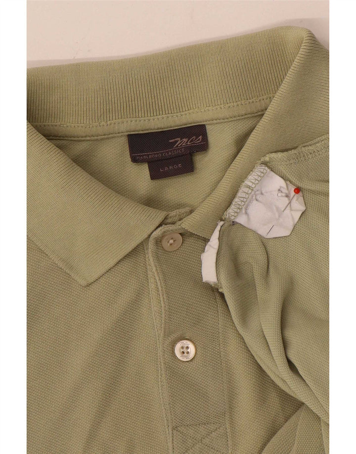 Marlboro Classics Polo Hombre Grande Caqui Algodón