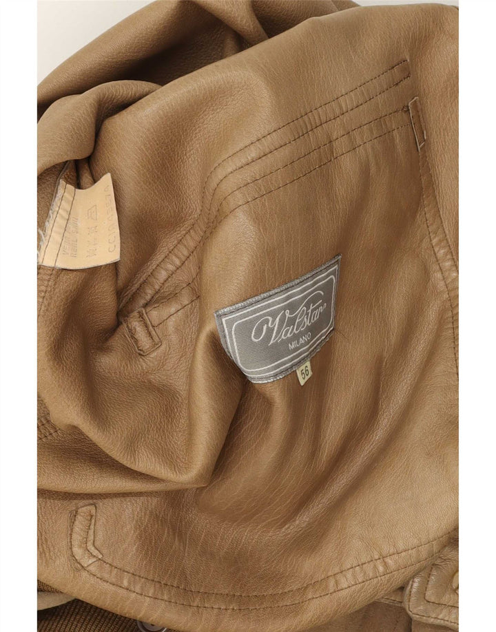 Valstar Chaqueta de cuero para hombre IT 56 3XL Marrón