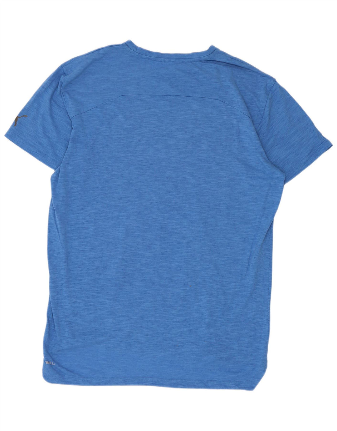 Puma Hombre Camiseta Gráfica Top Azul Medio