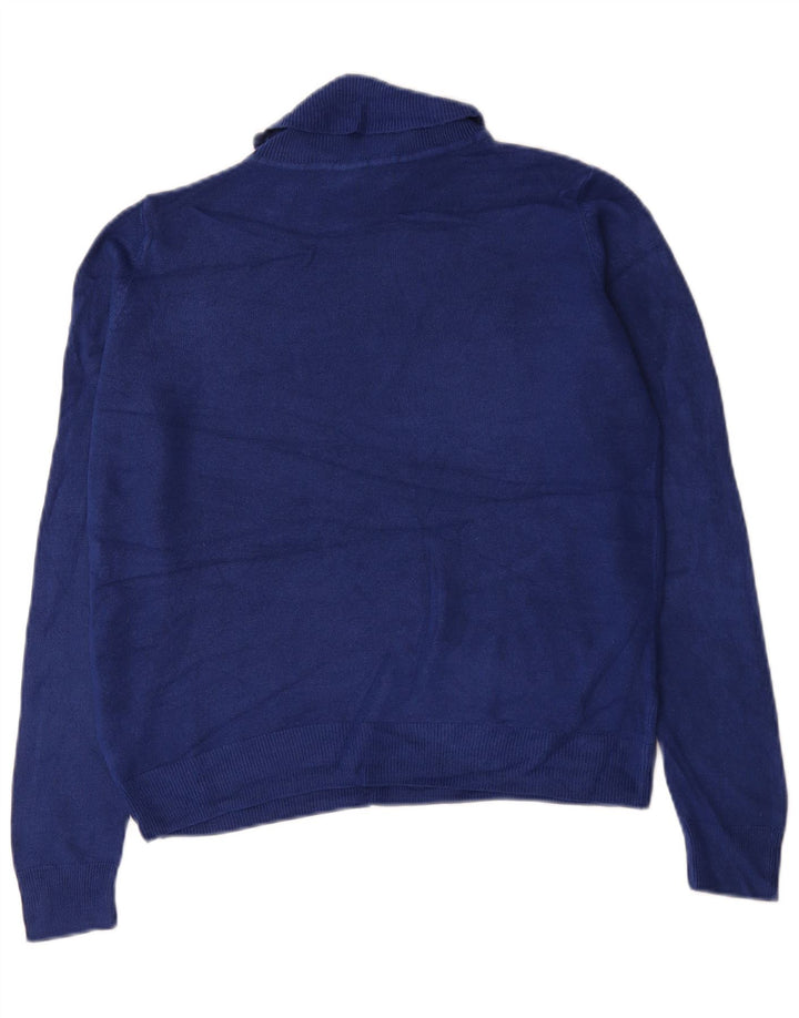 Marks & Spencer - Jersey con cuello vuelto para mujer, talla 40, talla M, color azul marino