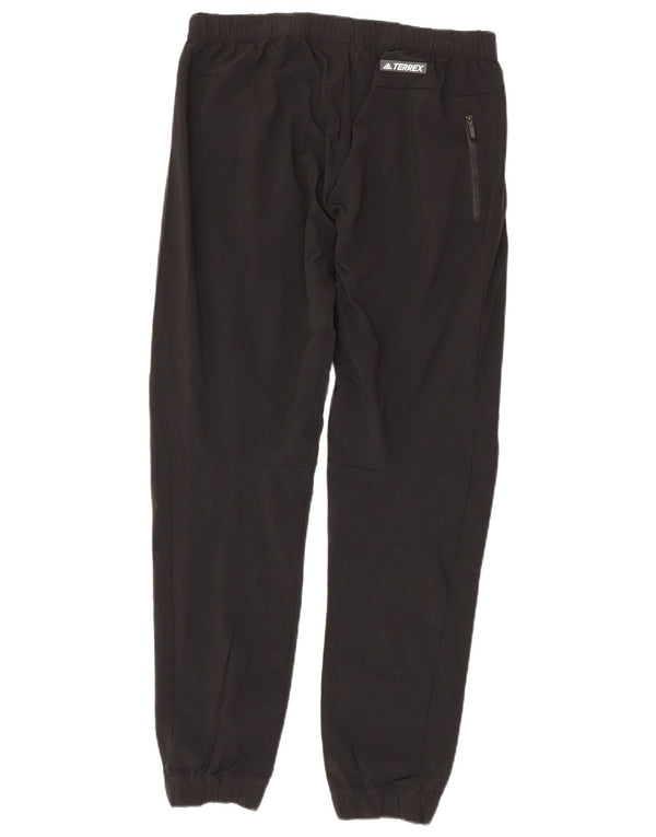 Adidas Pantalones de chándal para mujer Joggers UK 10 Small Black Nylon