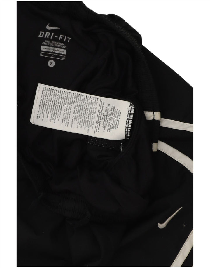 Nike Pantalones cortos deportivos Dri Fit para mujer UK 8 Small Poliéster negro