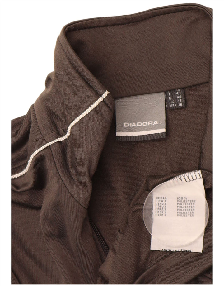 DIADORA Chaqueta de Chándal para Mujer ES 40 XL Gris