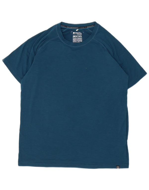 Camiseta para hombre Mountain Warehouse Top Small Azul Poliéster